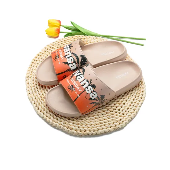 OEM Custom Soft Cozy Plush Fuzzy Fur Lined Open Toe Slippers Slides