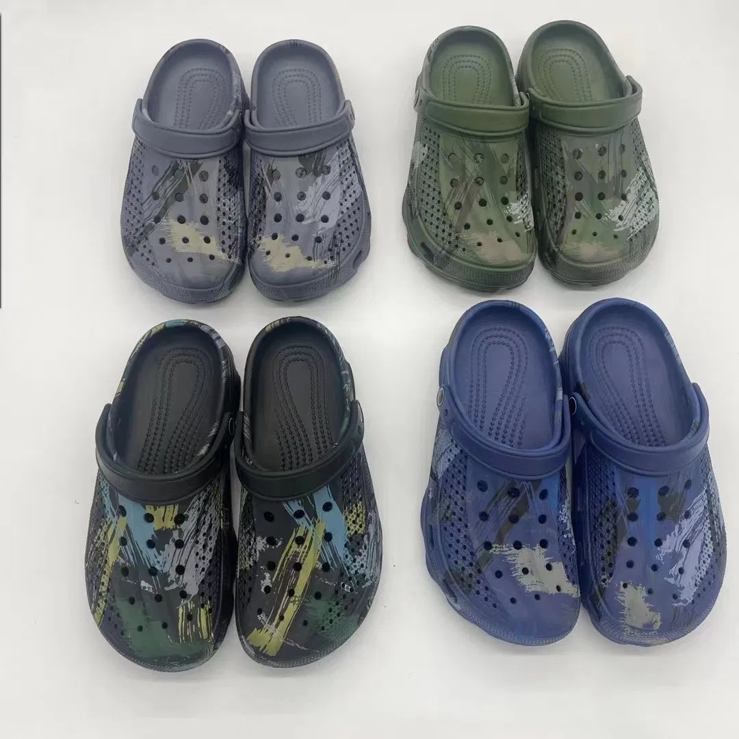 クラシックカスタムロゴスリッパガーデン下駄EVAフラットガーデンサンダルメ​​ンズ下駄